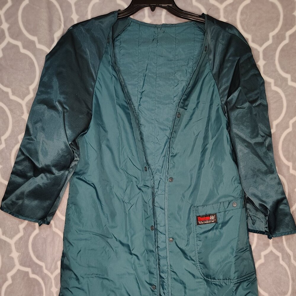 VTG Worthington ThermoLite Trench Coat LINER ONLY 12P Petite Turquoise